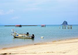 Sea Waters Beach boat