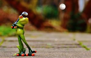 ceramic Frog Golf Funny