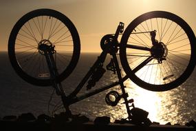 Wheel Spoke Bike sunset