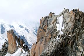 panorama of snow cordillera