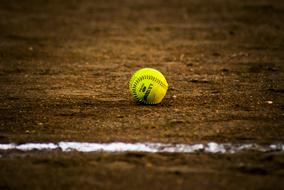 Softball Baseball Ball yellow