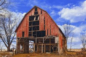 red wood Rustic Barns