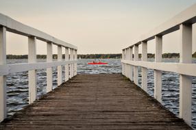 Lake Canoeing red