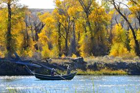 Fishing Boat river