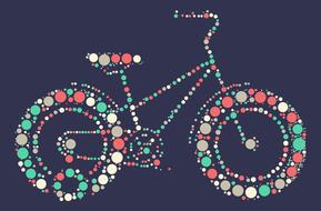 bike mountain design drawing