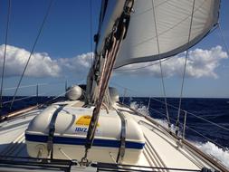 Sailing Boat and sky