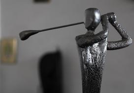 Golf Trophy Sport statue