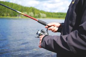 Fishing river man