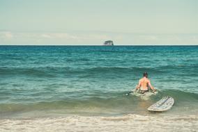 Beach Surfer Ocean man