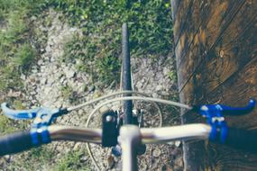 Road Bike Vintage blue grey