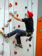 Climbing Rope person