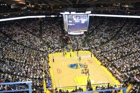 panoramic view of the stadium of the American sports club Golden State