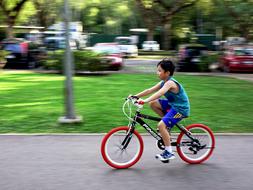 Bicycle street boy