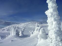 landscape of Big White Canada Snow