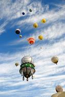 many Hot Air Balloon in Sky