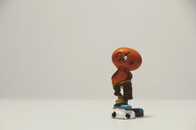 Football Referee as a funny figurine