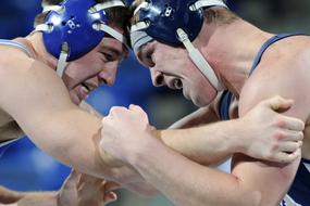 portrait of Wrestlers College Males