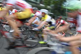 Cycling Races Sport on Road