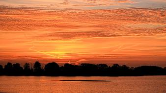 landscape of Sunrise Sky