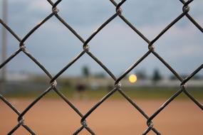 Chain Fence Baseball field