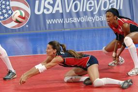 WomenS Volleyball Return Serve