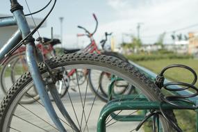 closeup view of Bike Transport Ride
