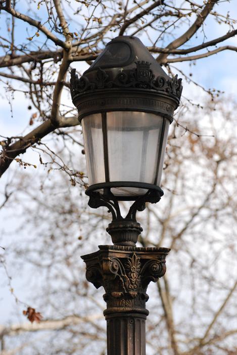Lighting Luminaire on street