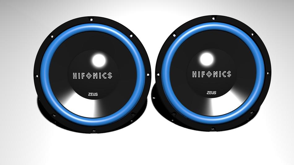 woofer under electronics speaker