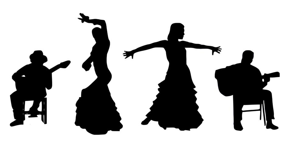 flamenco spanish dance drawing