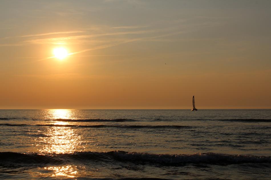Sunset Langeoog Sea
