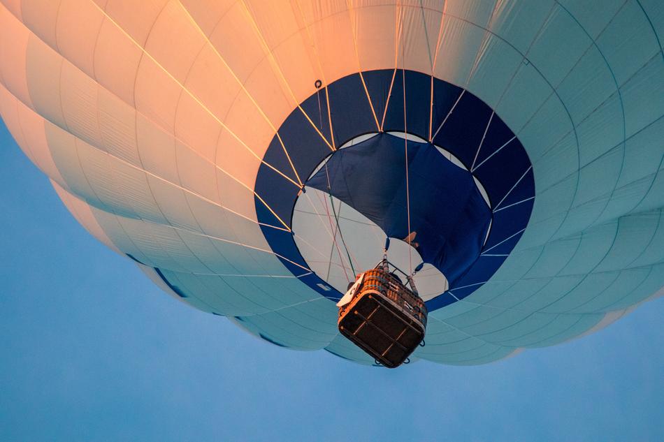 Hot Air Balloon in sky