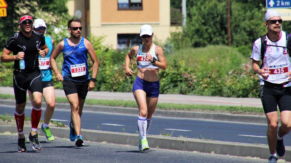 athletes participate in the marathon