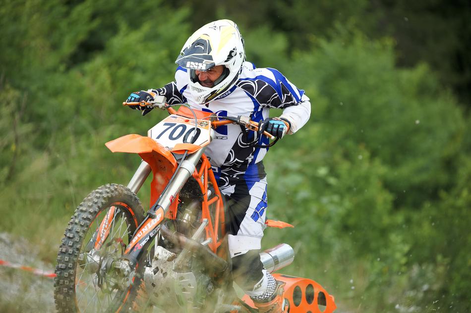 motocross on the hill