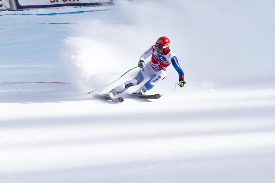 photo of Patrick Kueng at the lauberhorn race
