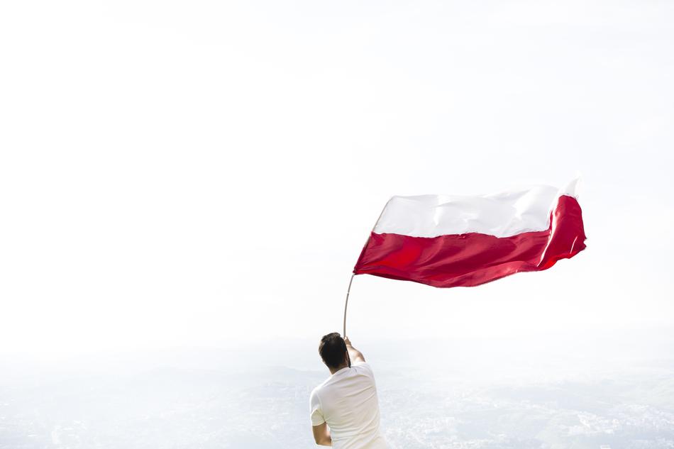 Man with Flag