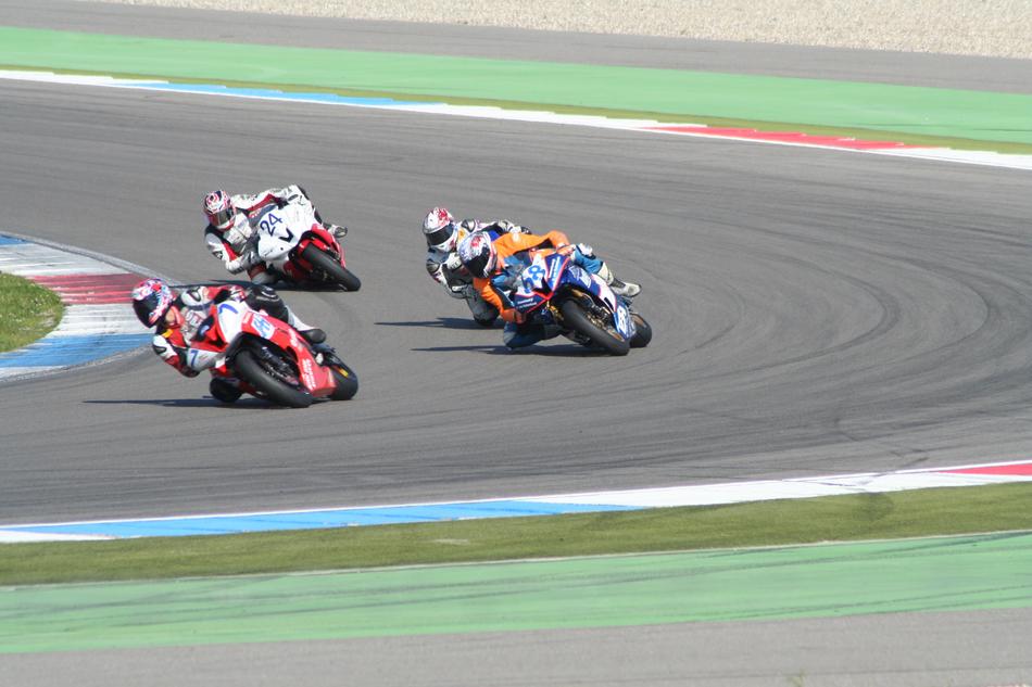 Motorcycle Racing at the stadium