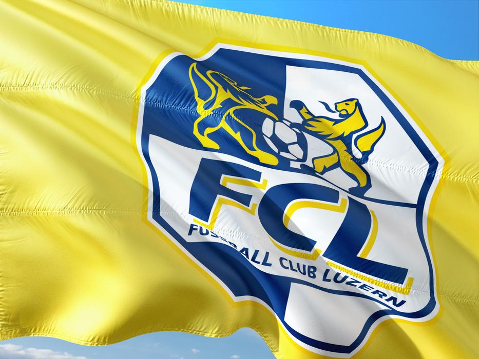 Flag of the Football Super League in Switzerland