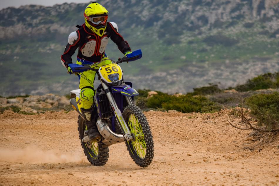 biker at speed