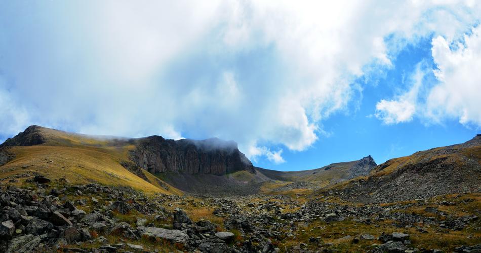 Nature Landscape and white sky