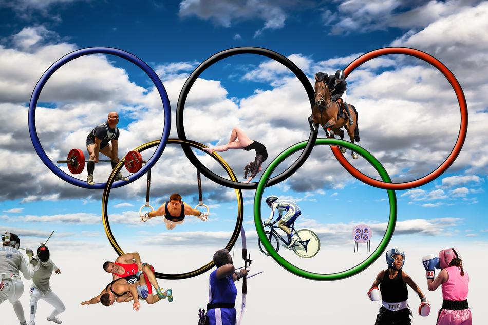 variety of species at the olympic games