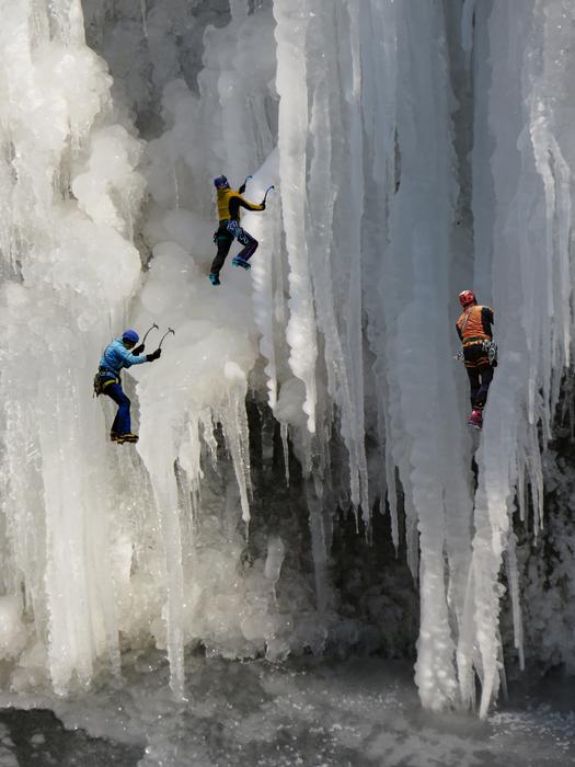 Nature Winter Ice climbing