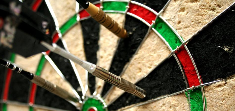 close up photo of Darts in Target