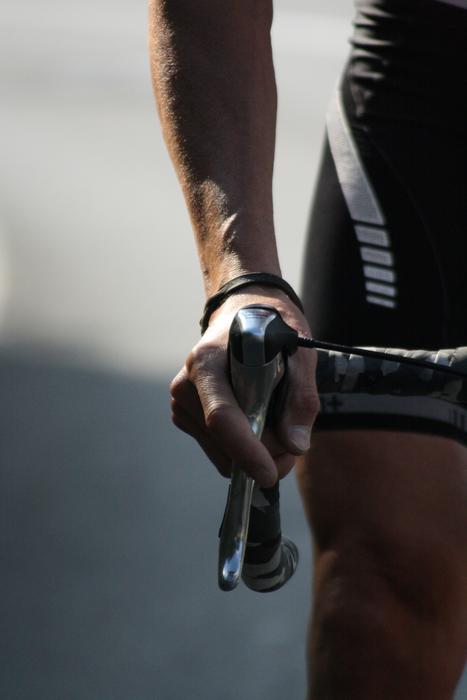 Bicycles man hand