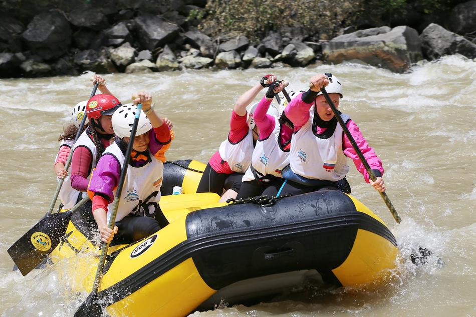rafting on the river in Georgia