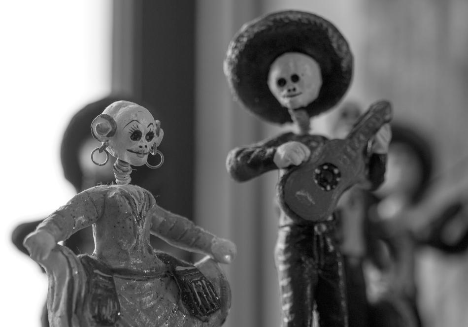 creepy figures for the traditions of mexico