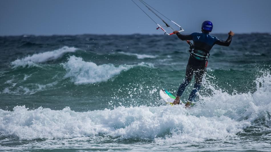 kitesurfer for leisure