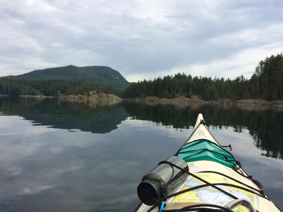 Kayaking near shore