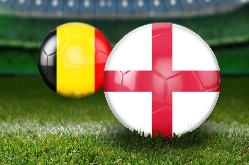 Football World Cup 2018 belgium, england