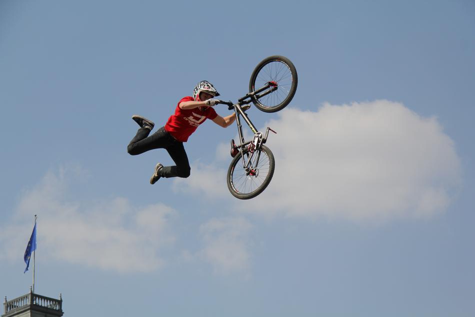 Bike Sport sky jump, vienna