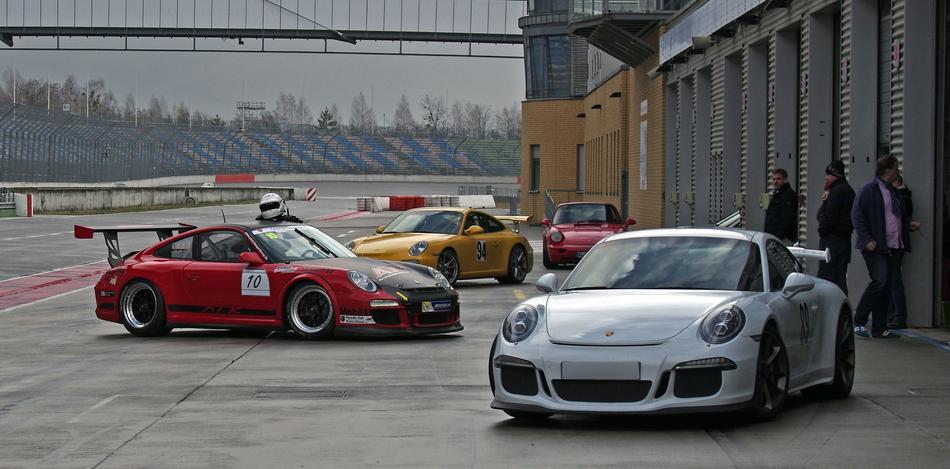 Auto Porsche on Lausitzring Race